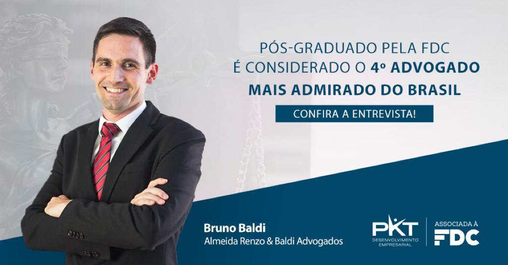 Pós-graduado pela FDC é considerado o 4º advogado mais admirado do Brasil
